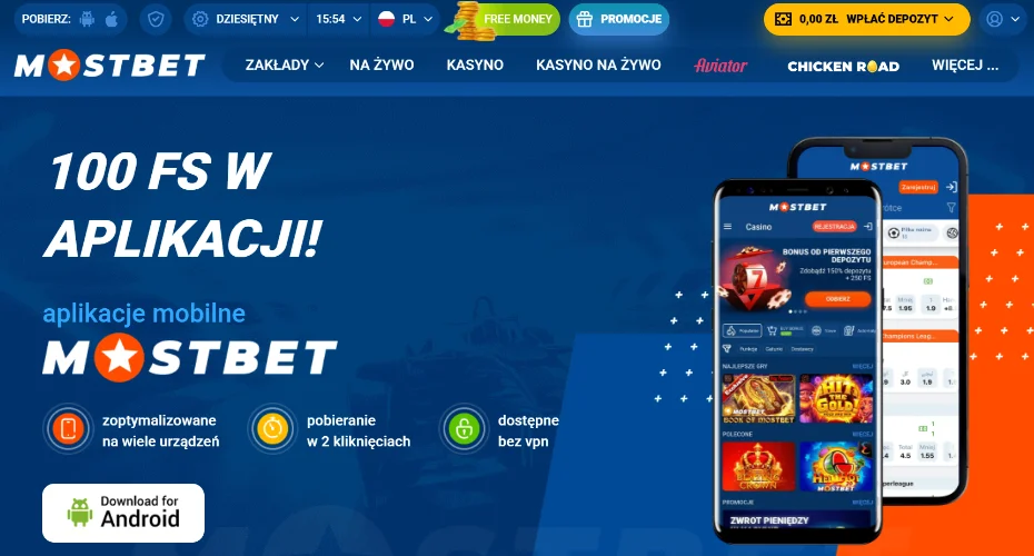Mostbet Aplikacja Mobilna Android iOS